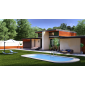 Piscina supraterana Oval Madagascar 600x320x150 cm